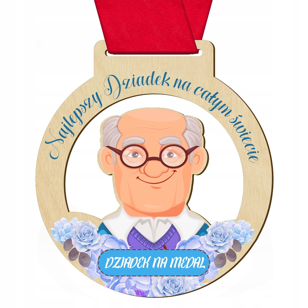 

Dzień Babci Dziadka upominek Medal M