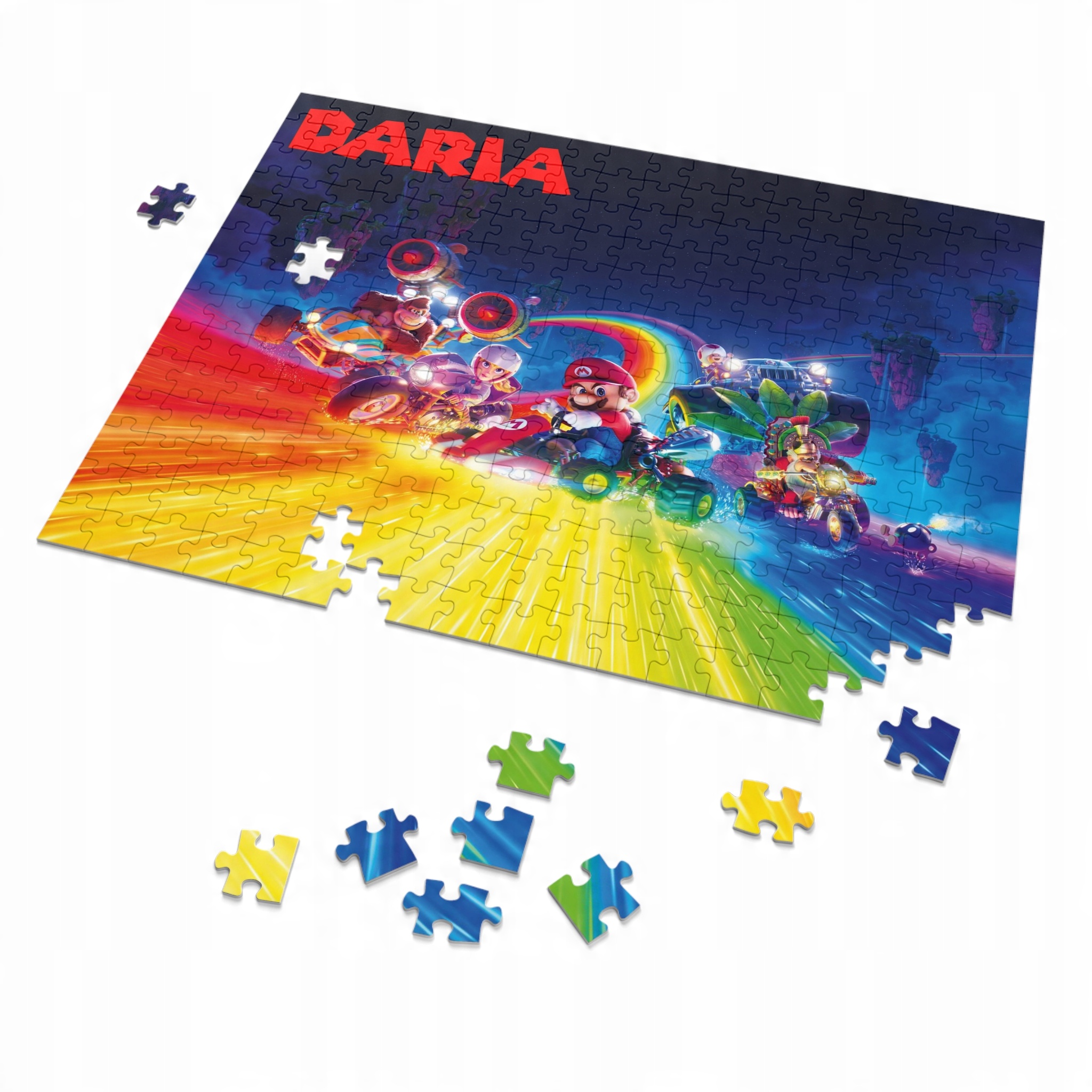 

Puzzle Imię pudełko Mario Bros A4 70 el