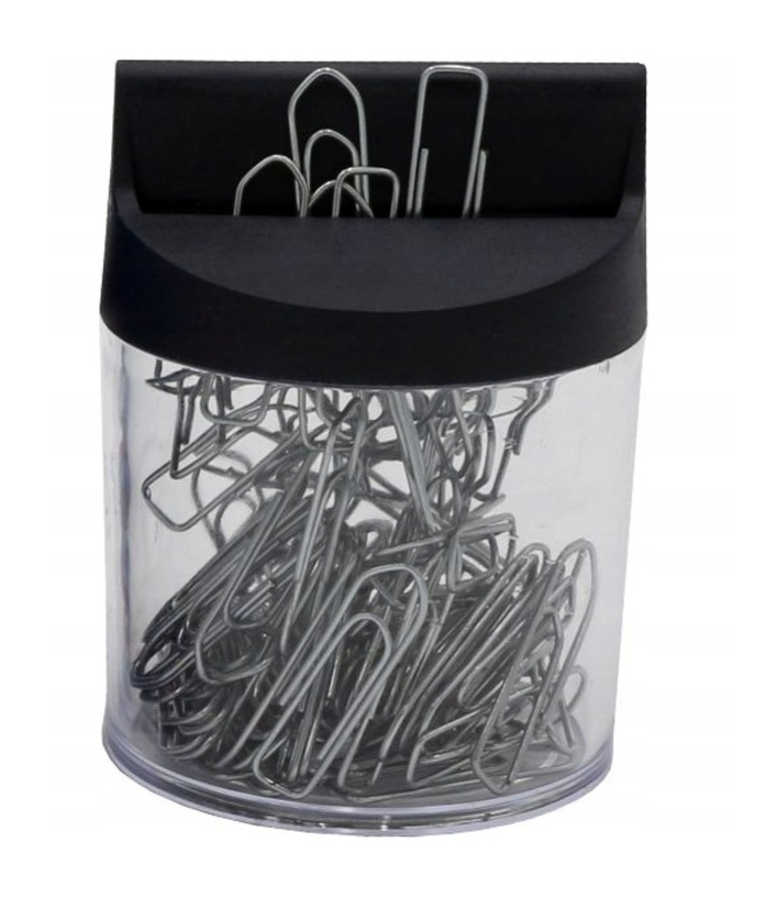 

Spinacze w pojemniku magnetycznym srebrne 100 szt.