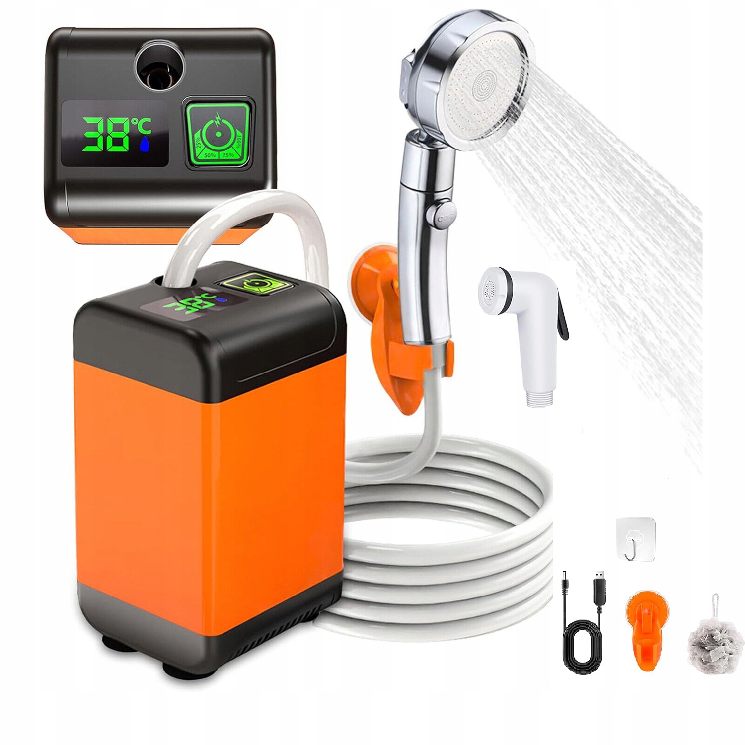 Przenośny prysznic elektryczny prysznic kempingowy prysznic podróżny