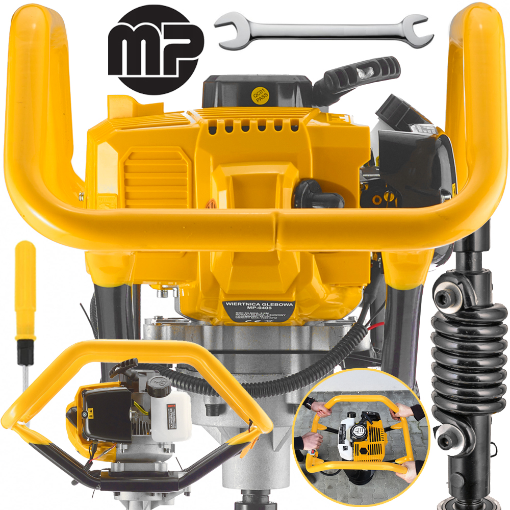 Profesionální Benzínová vrtačka vrták Motor Majster Pro MP0405