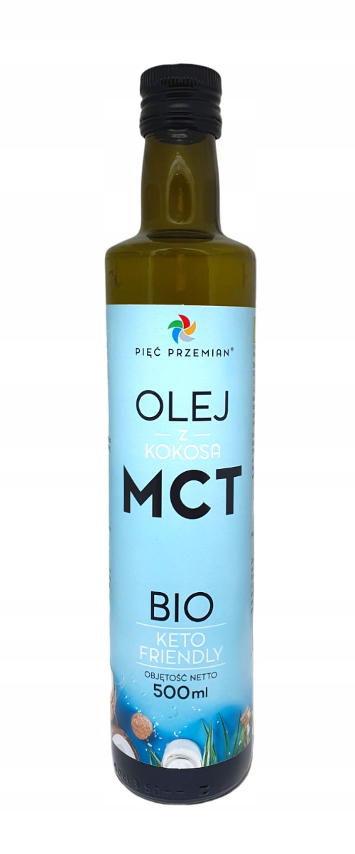Levně Pięć Przemian Kokosový olej Mct keto bezlepkový 500 ml Bio