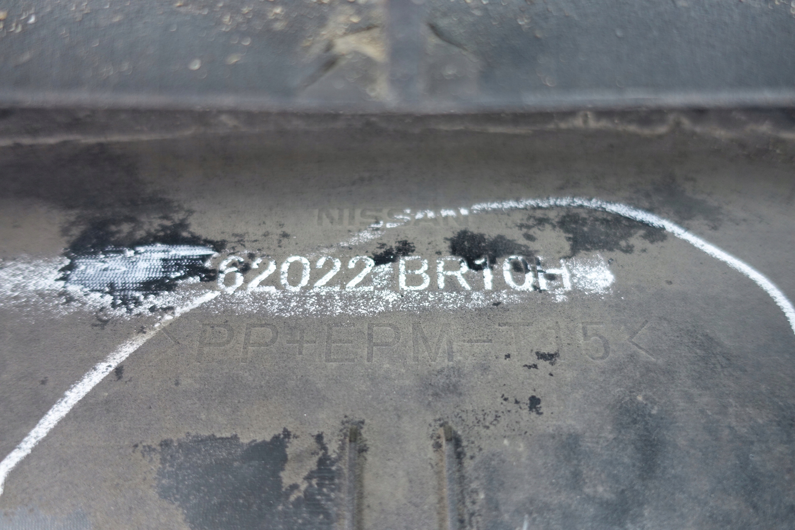 bumper front front NISSAN QASHQAI J10 LIFT 09