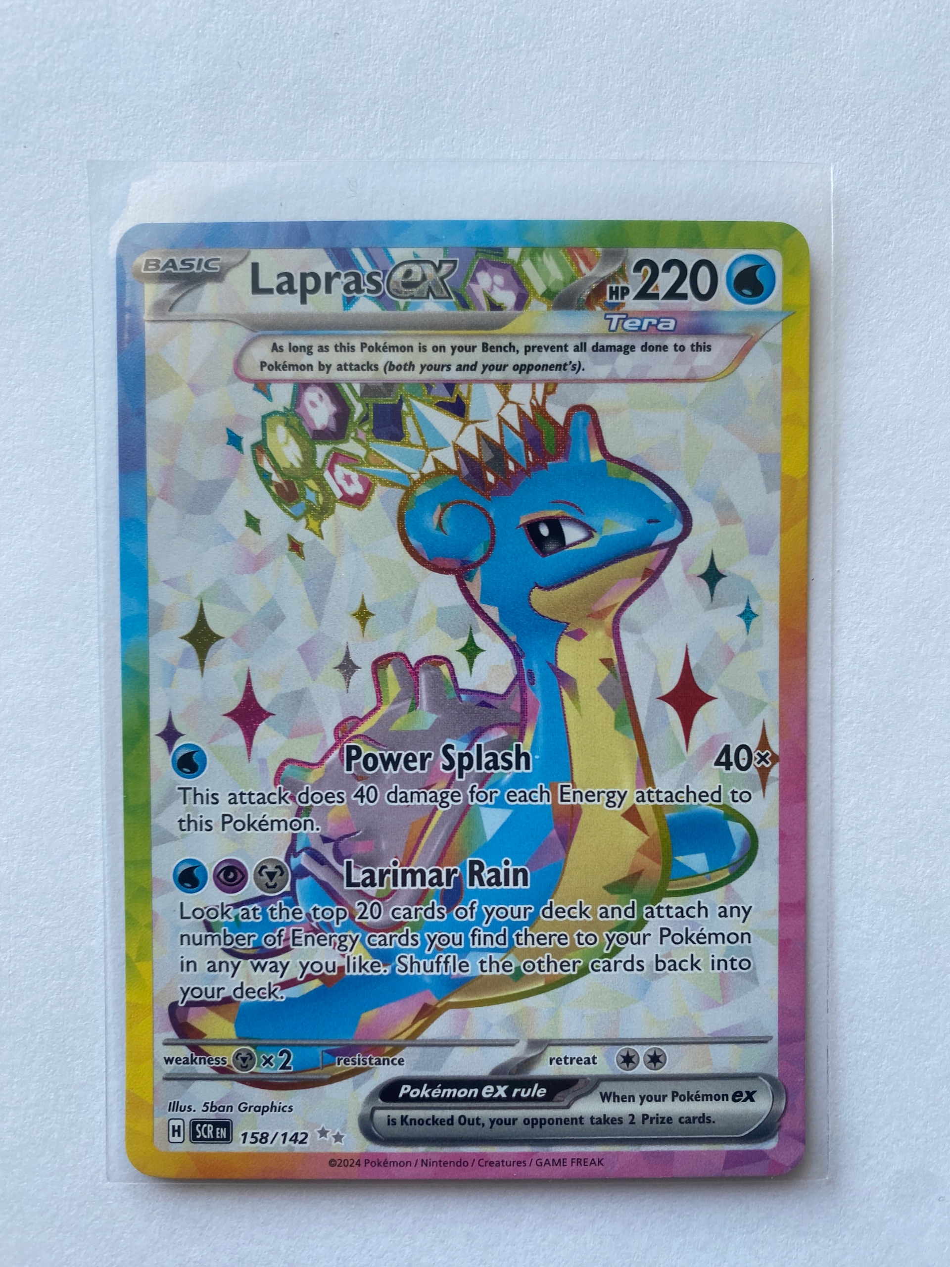 Karta Pokemon: Lapras ex (SCR 158) / Stellar Crown