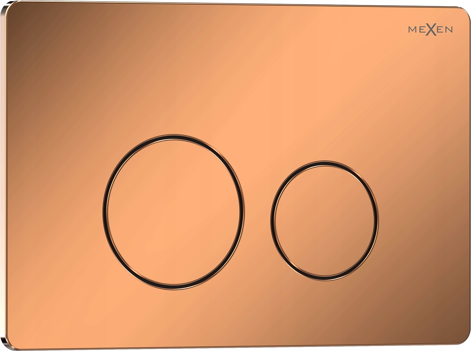 Mexen Tex 06 Tlačítko K Rámu Wc Nerezová Ocel Rose Gold Lesklé