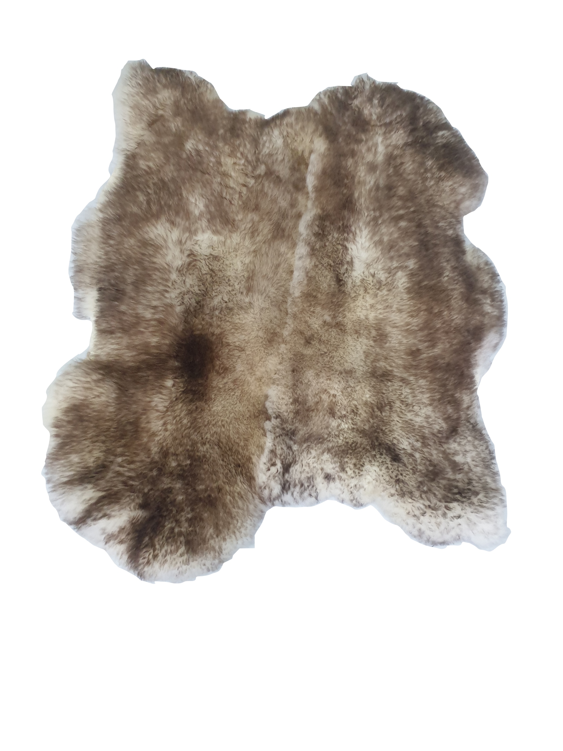 Koberec Dvojka – Ovčia koža zošitá bokom – Muflon – L