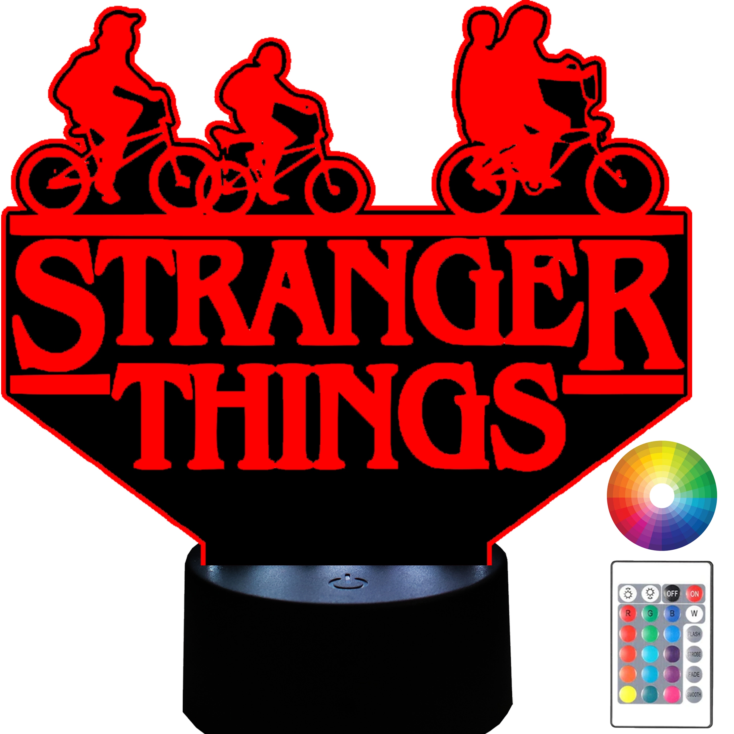 

Lampka Nocna Led Stranger Things 3D Imię