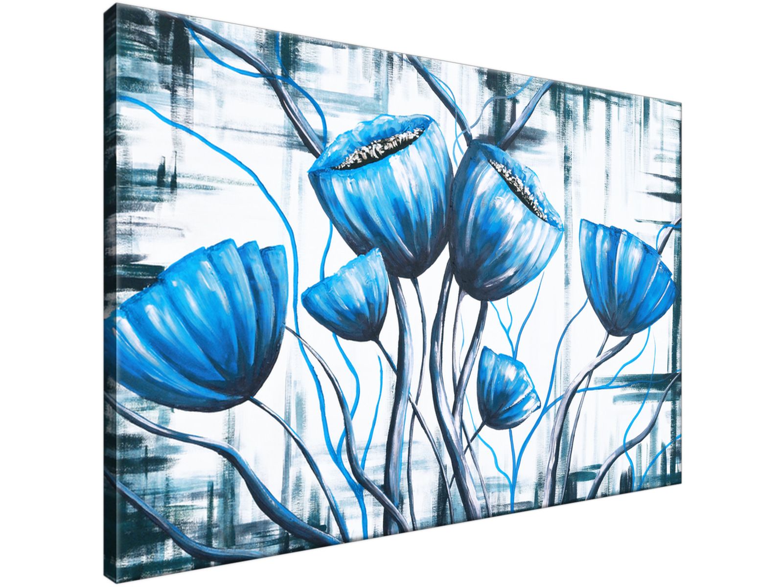 

Obraz drukowany Bukiet niebieskich maków 90x60 pre