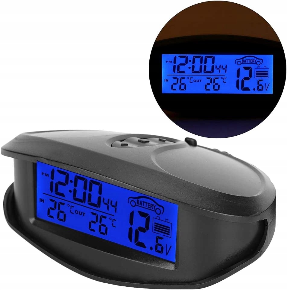 cyfrowy termometr samochodowy, EC98 cyfrowy LED Stan opakowania oryginalne