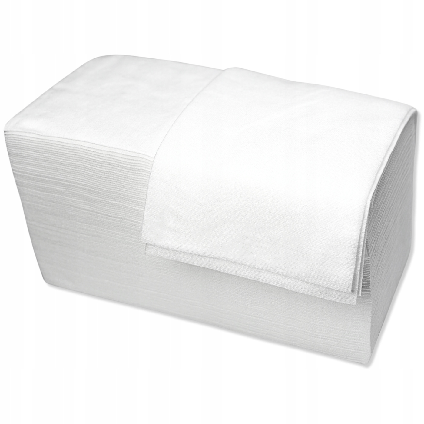 RĘCZNIK FRYZJERSKI JEDNORAZOWY 70x40 cm PERFOROWANY BIAŁY 100 sztuk