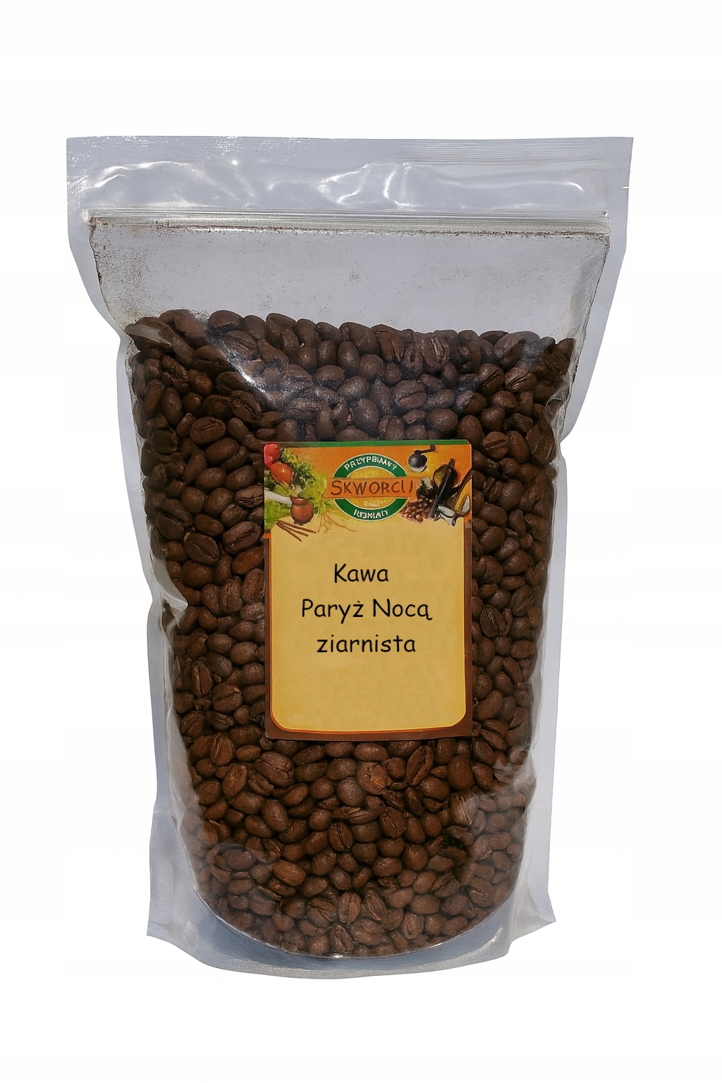 Levně Káva Zrnková Paříž V Noci 1 kg Velké Balení Skworcu