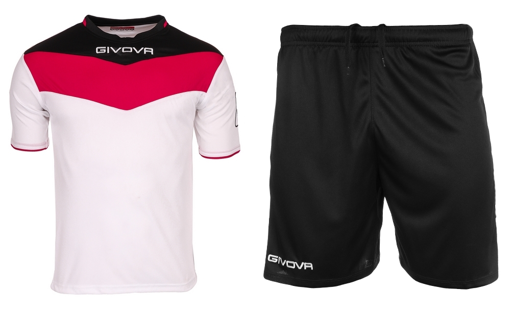 Givova strój piłkarski komplet sportowy roz.XS
