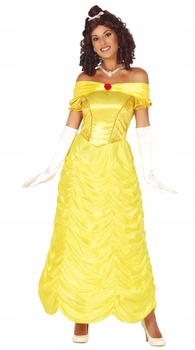 Kostým Princezna žlutá Bella pohádka M