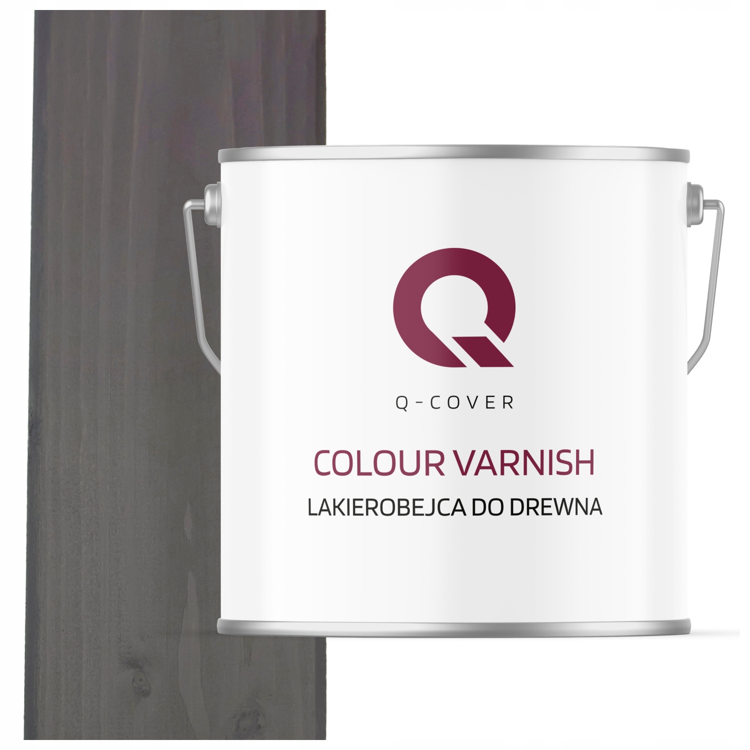 Lak Na Drevo 3V1 Antracit Extra Lazúra Satén Farby 5L Ochranná