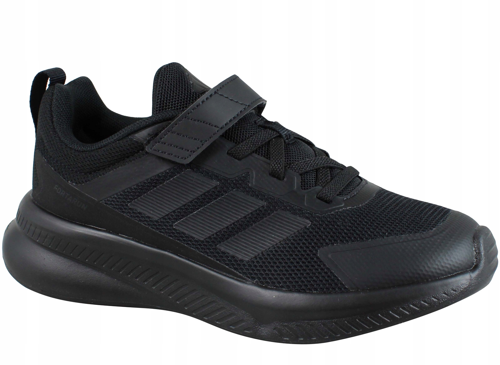 Adidas Fortarun JQ5195 Buty Sportowe Czarne Na Rzep Gumka