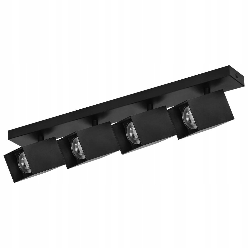 Kubar Sp 4, nástěnné a stropní svítidlo, GU10 max. 4x35W, IP20, černé