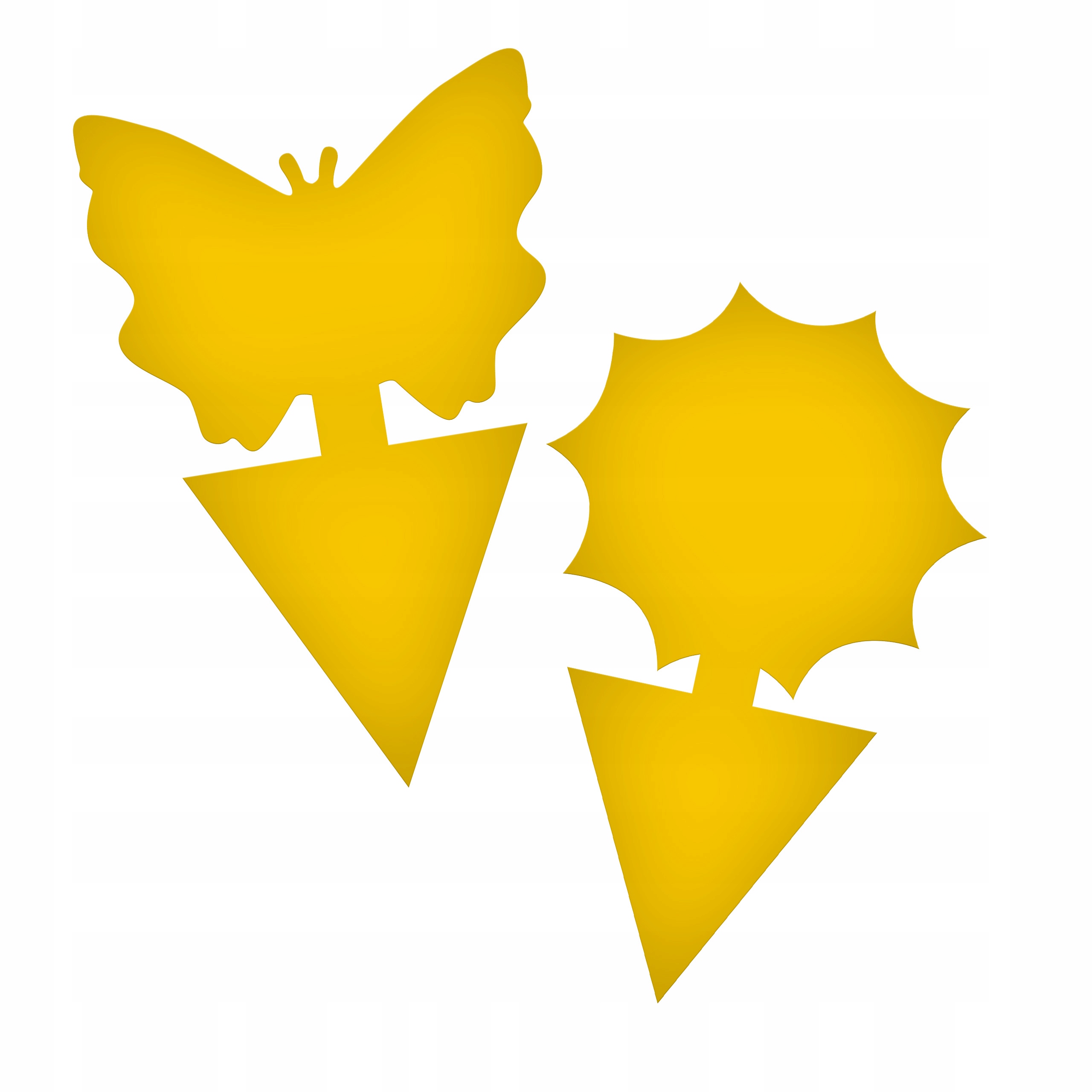 LEP PUŁAPKA LEPOWA Z KLEJEM MOTYL NA MSZYCE MUSZKI ZIEMIÓRKI DO DONICZEK Producent No-Pest