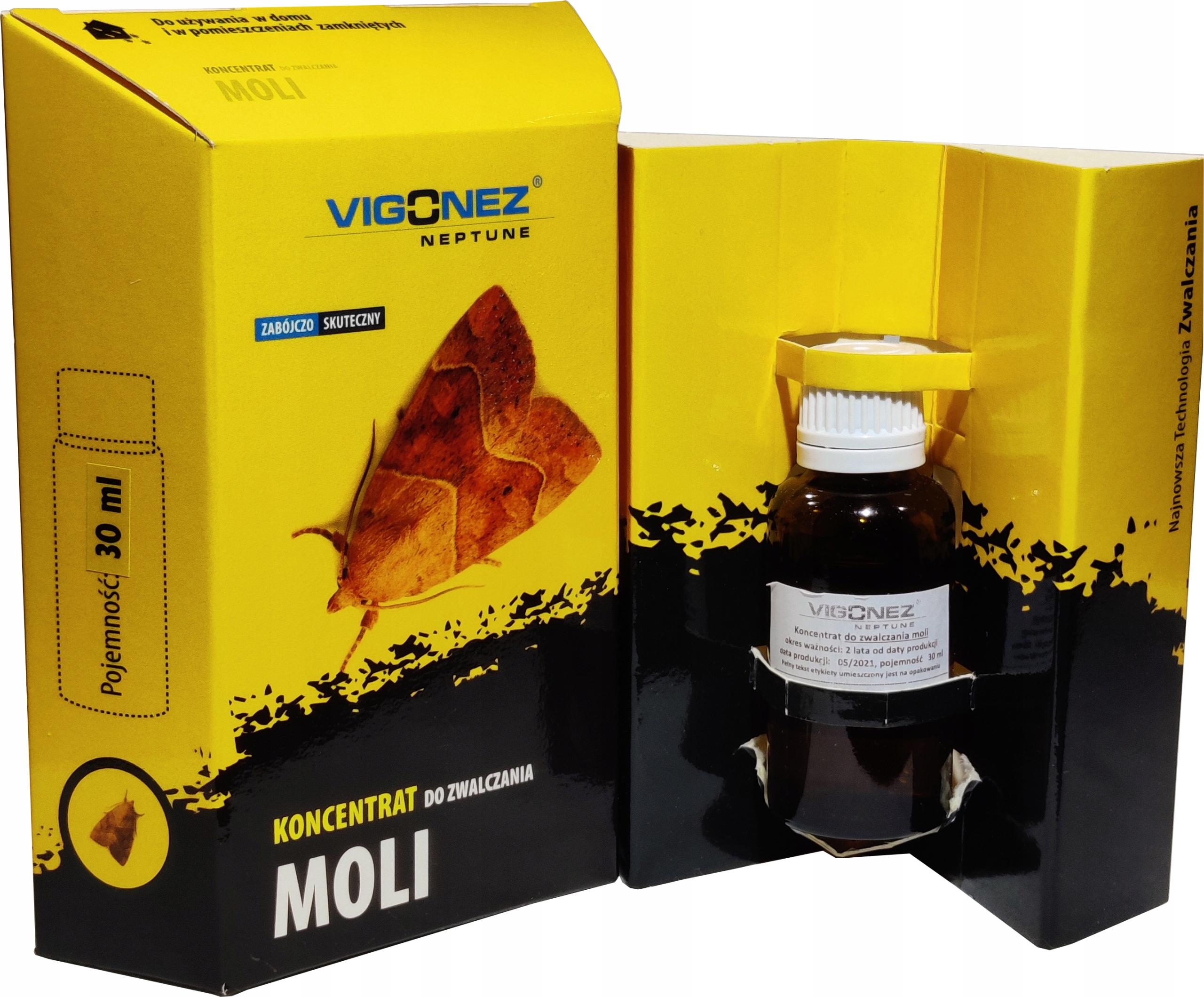 

Mocny Koncentrat Na Mole Spożywcze Odzieżowe 30ML