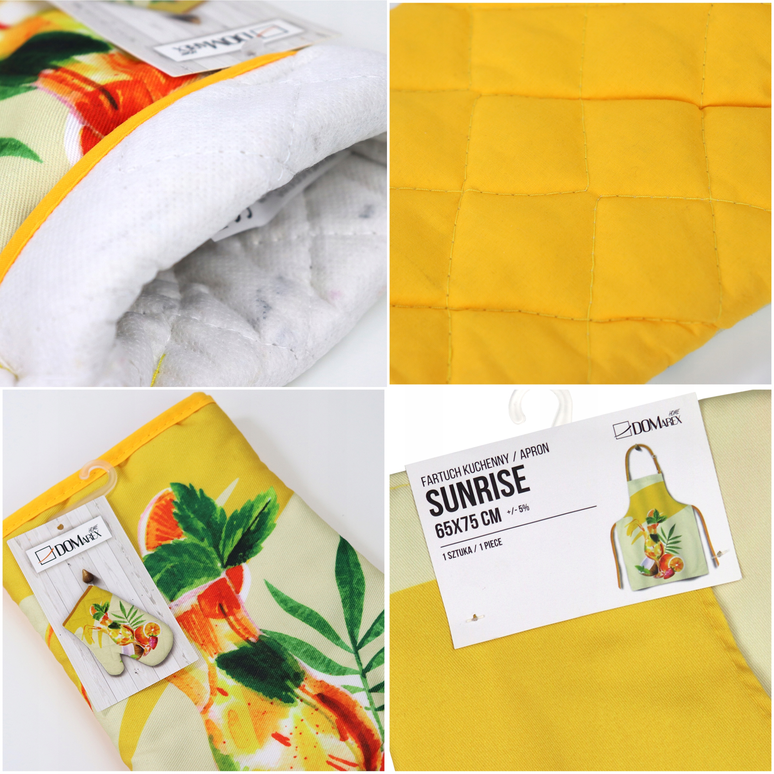 ZESTAW FARTUCH + 2x RĘKAWICA KING OF THE GRILL NA GRIL DO GRILOWANIA Informacje dodatkowe z nadrukiem