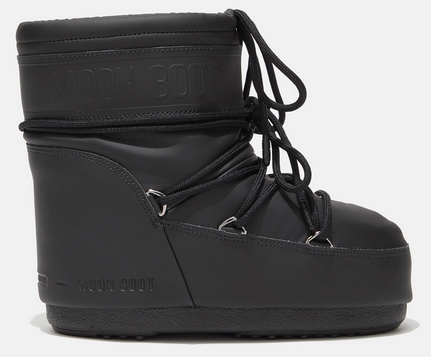 Ciepłe WODOODPORNE Śniegowce Moon Boot Icon Low Rubber Black rozmiar 36/38