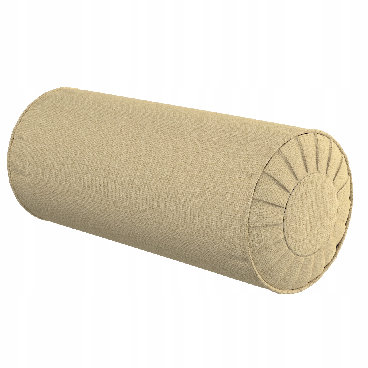 Polštář váleček s záložkami Ø20 x 50 cm zelený