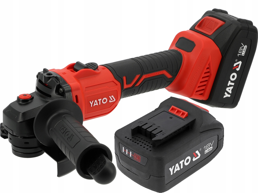 Szlifierka Kątowa Akumulatorowa dwa aku 2x 4Ah Bezszczotkowa Yato YT-828252