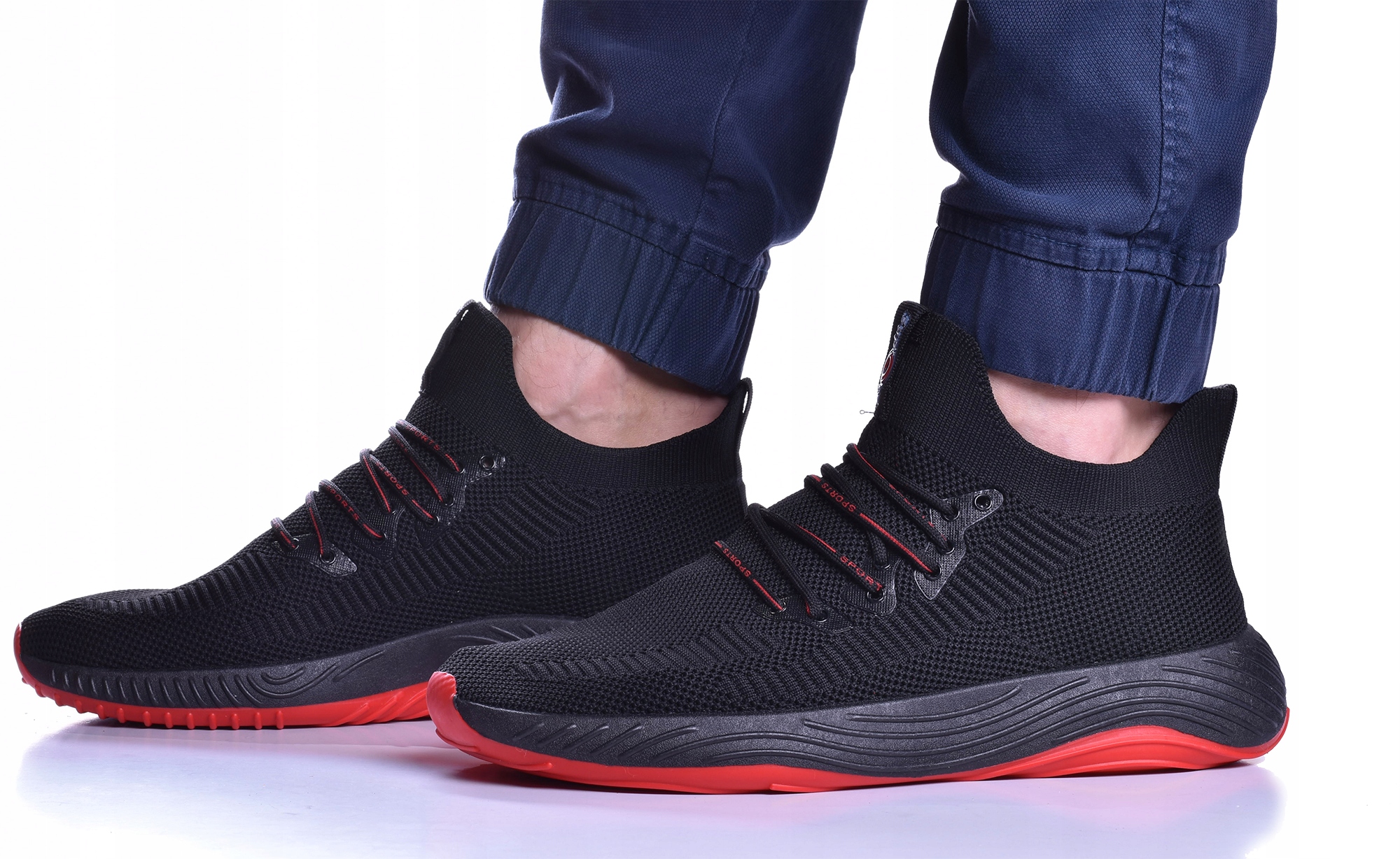 

Buty Męskie Adidasy Supor lekkie czarne r.43