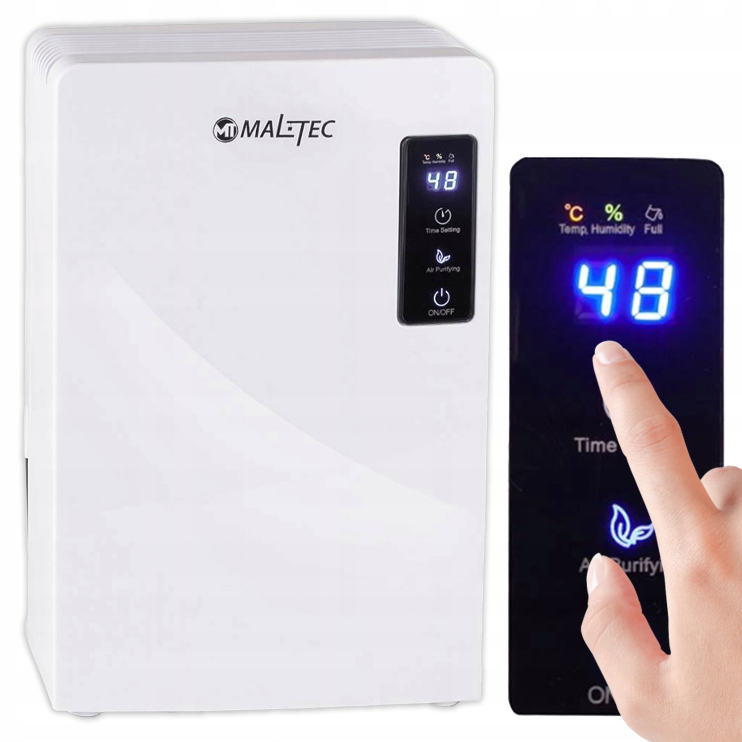 Odvlhčovač Vzduchu Pohlcovač Vlhkosti 0.7 L/24 H Silný 90 W 2200 ML Časovač