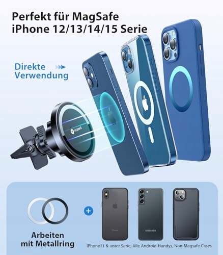 VICSEED Magnetyczny Uchwyt Samochodowy na Telefon do iPhone Android — miniatura 2