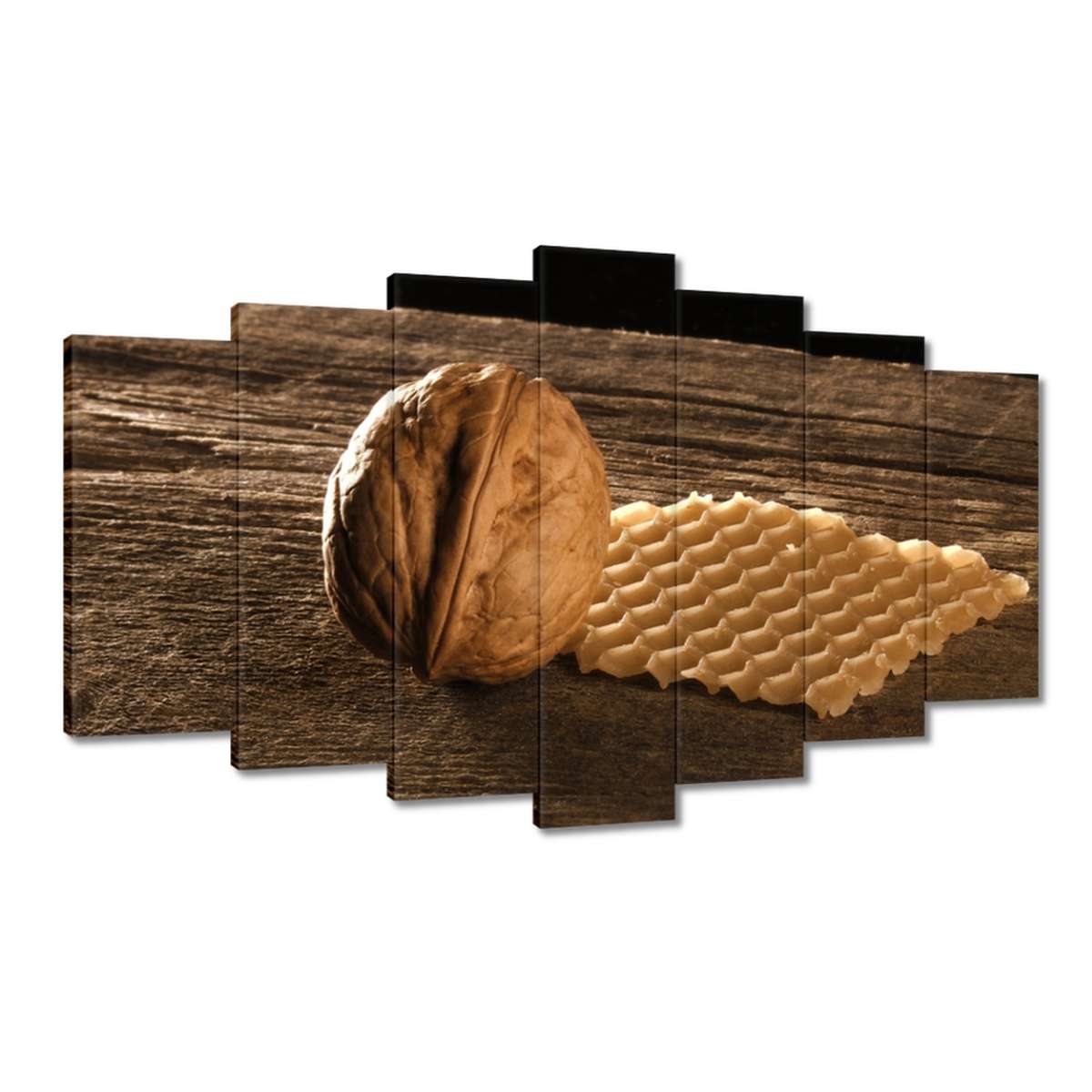 Obrazy 140x80 Wafel s ořechem