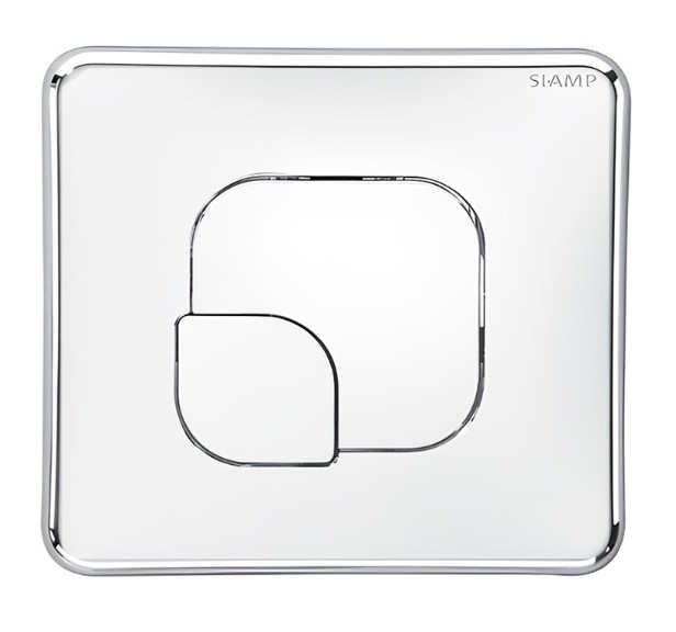 Przycisk spłukujący Lemon do Wc Siamp Cersanit srebrny chrom połysk