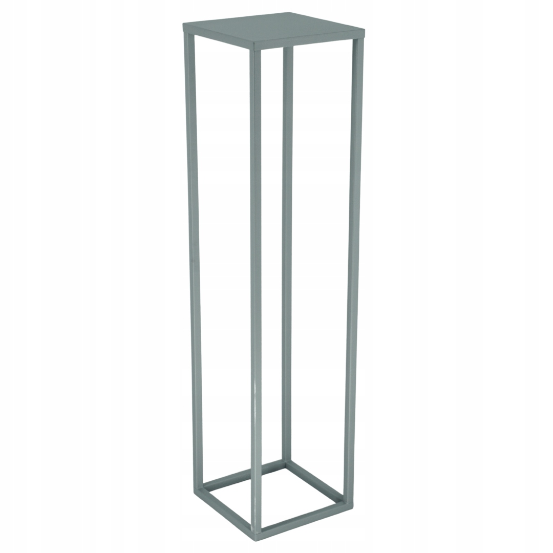 SIMPLE-16 Držák Na Květináč 100 cm kovový, stříbrný, 1-úrovňový