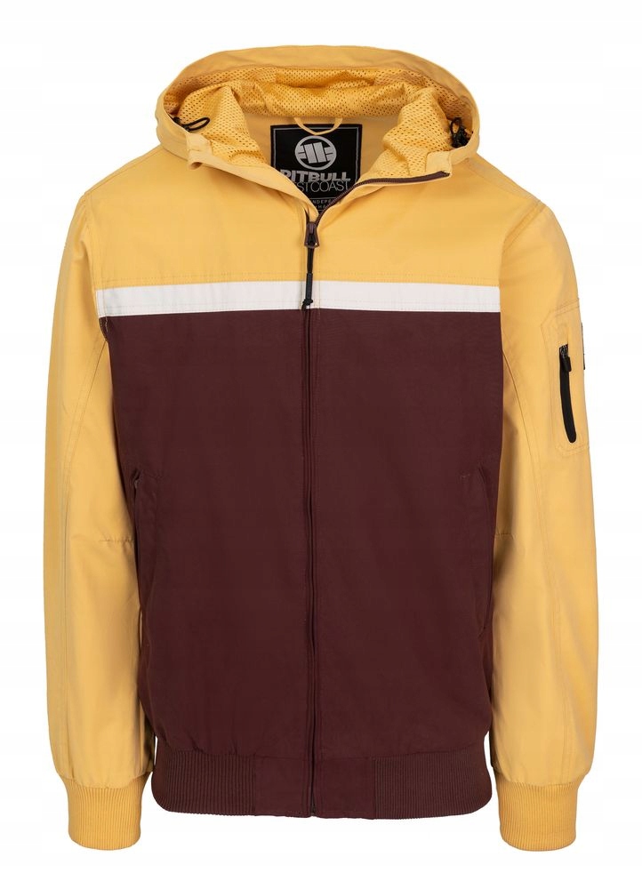 Pánská přechodová bunda s kapucí Pitbull 2 Color Longwood Větrovka