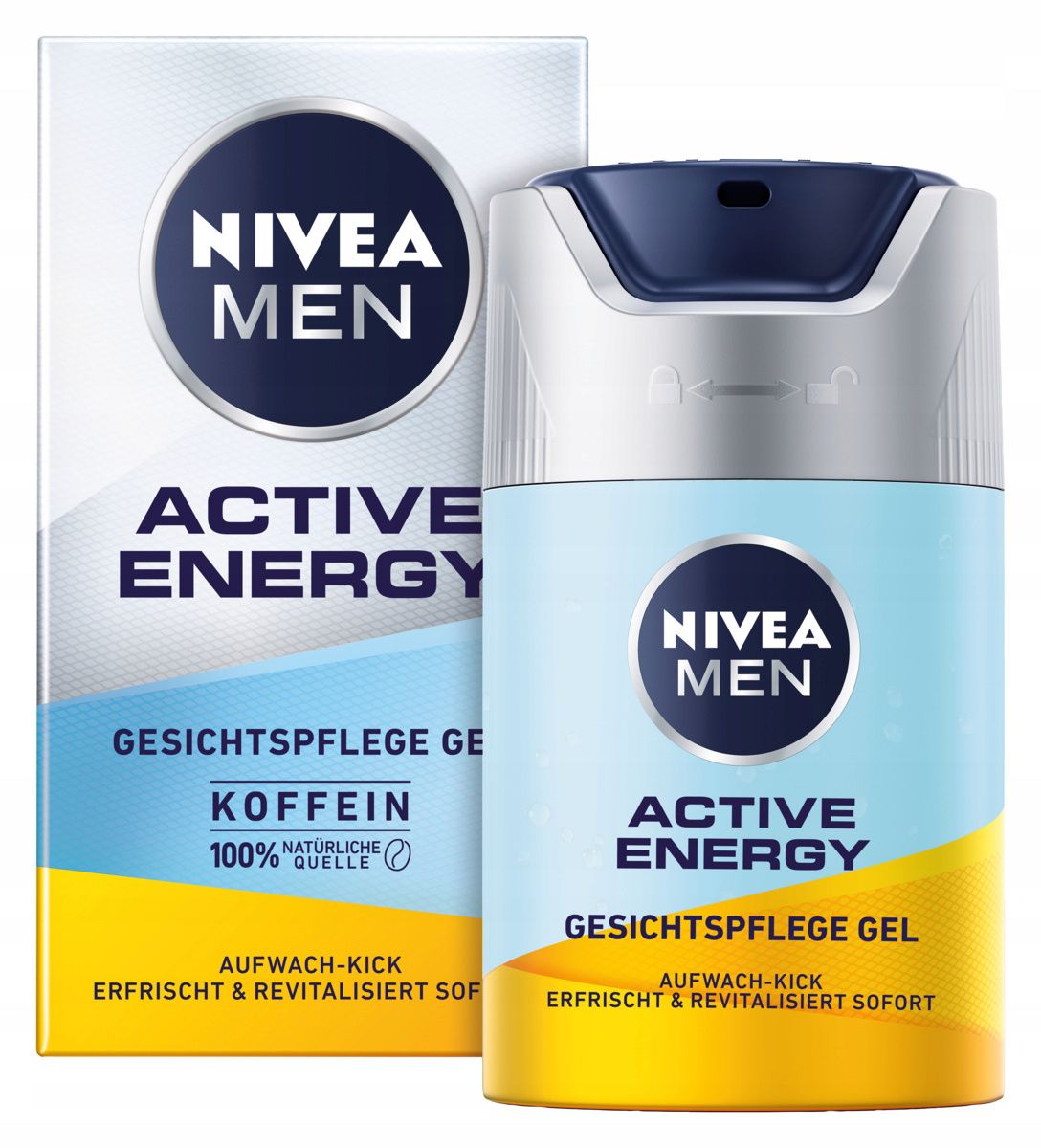 Nivea Men Cream 50ML Active Energy Krém- Gel