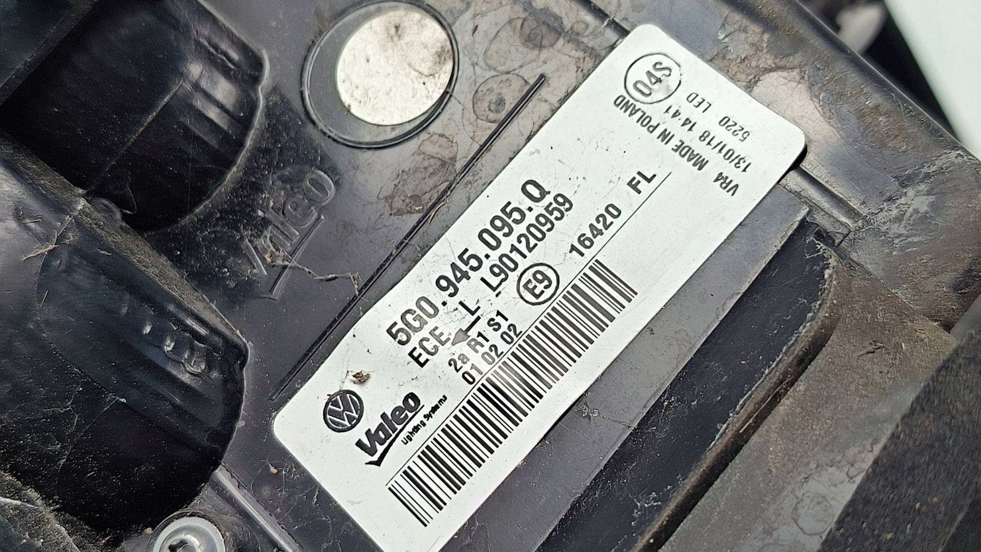 light left rear part 5G0945095Q VOLKSWAGEN GOLF VII HB LIFT