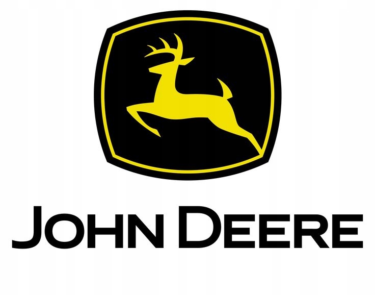 Naklejka 3D na Samochód Auto Wodoodporna John Deere Traktor Ciągnik 49