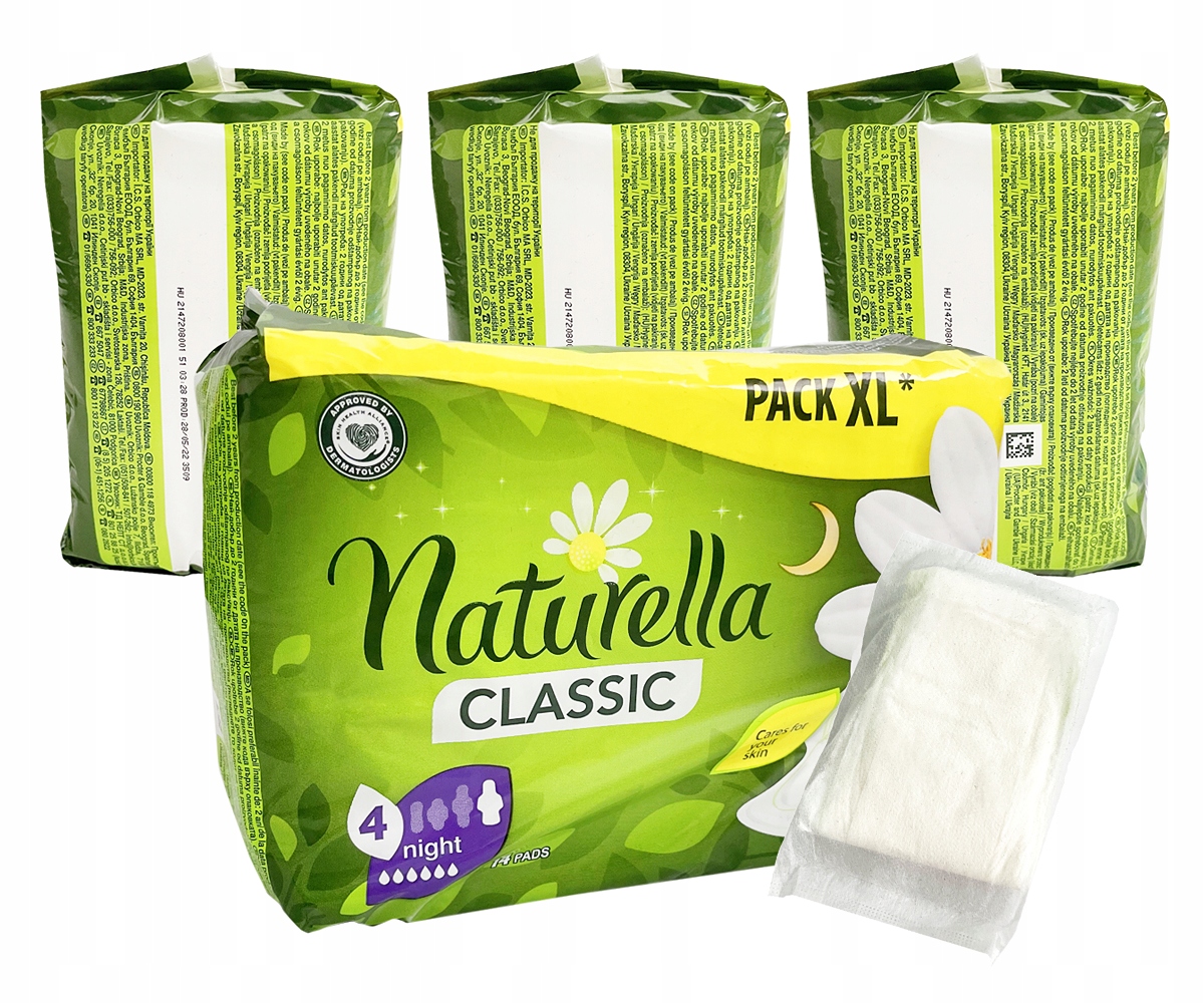 

Naturella Classic Night Podpaski Skrzydełka 56szt