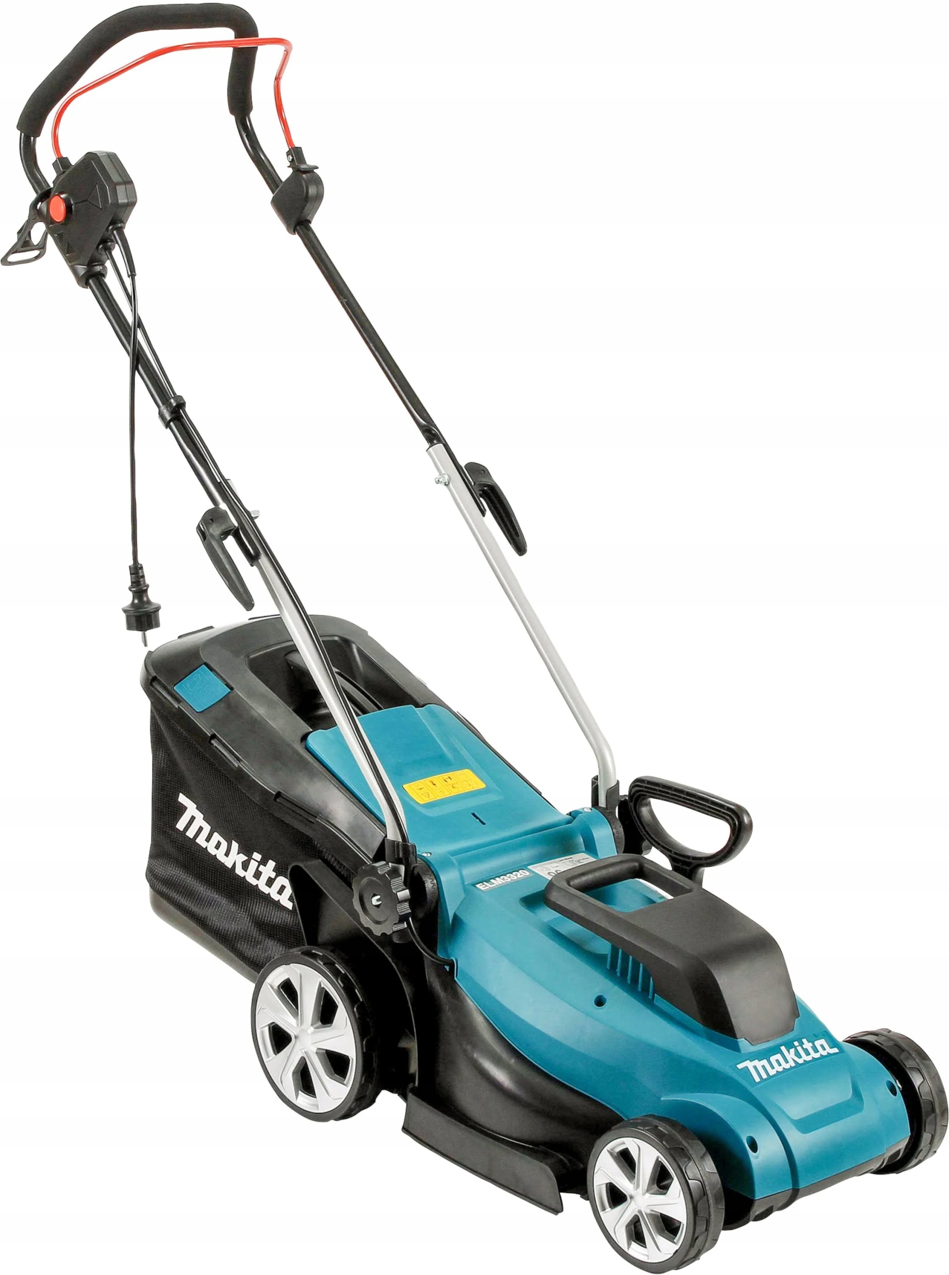 Kosiarka Elektryczna 1200 W Z Koszem, Regulacja Wysokości ELM3320 Makita