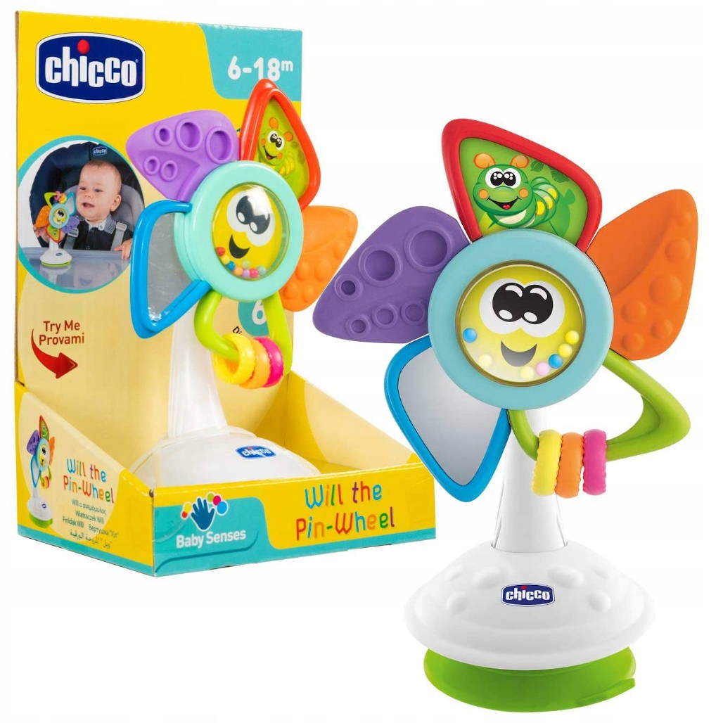 

Chicco Grzechotka Sensoryczna Wiatrak Z Przyssawką