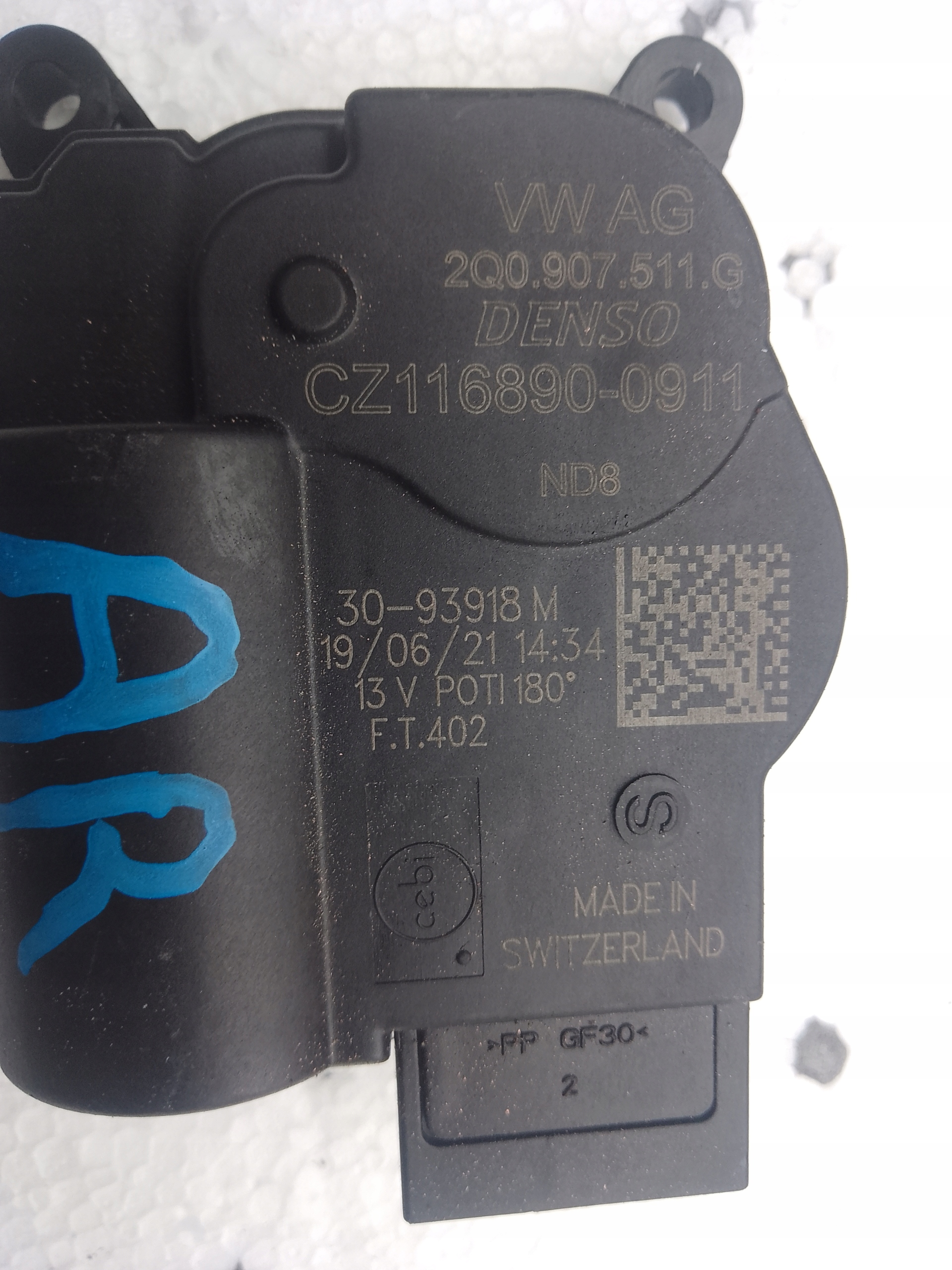 MICRO MOTEUR KROKOWY KLAP BLOC DE CHAUFFAGE COMPLET VW 2Q0907511G