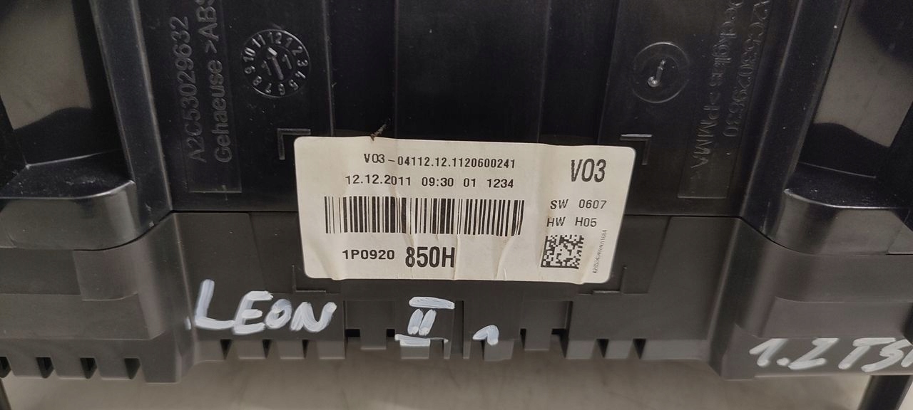 dials Seat Leon II LIFT 1,2 TSI