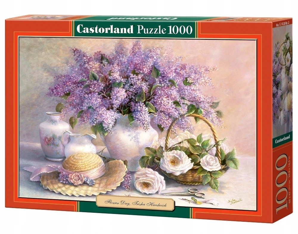 Puzzle 1000 elementów Dzień Kwiatów Bukiet Kwiaty Castorland-Zdjęcie-0