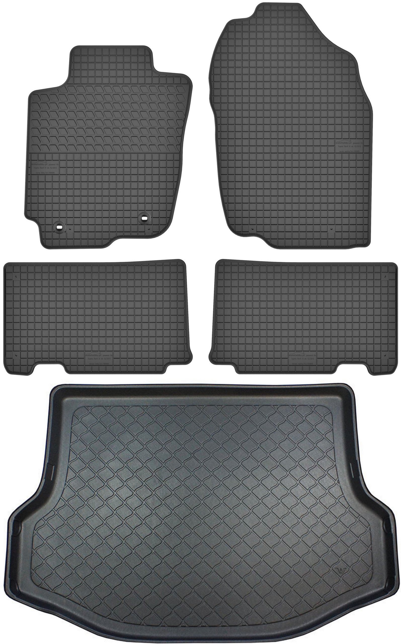 Toyota Rav4 IV Suv 2013-2018 Koberce s rohožou