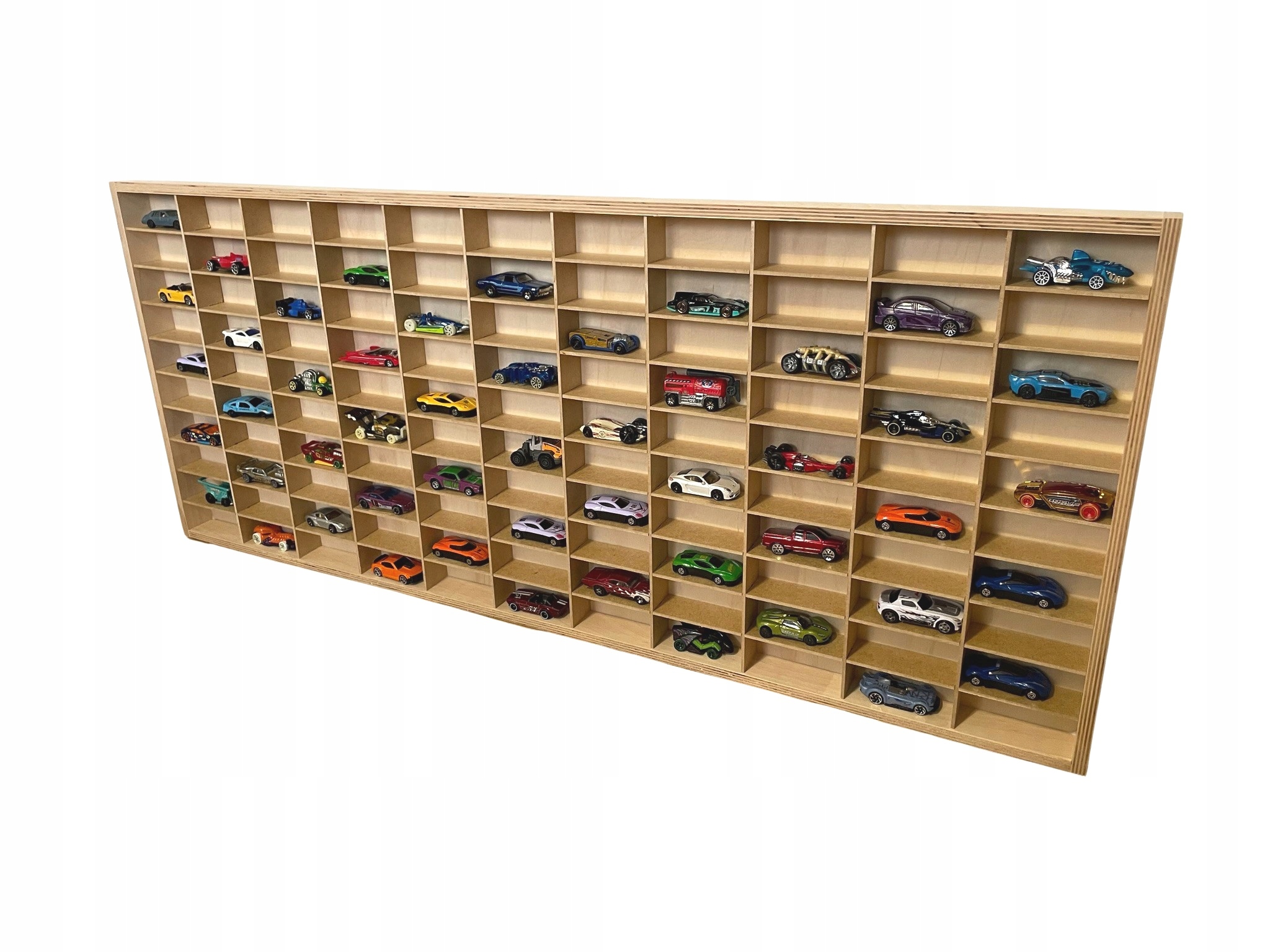 

Duża Półka Drewniana Resoraki 110HOT Wheels+gratis