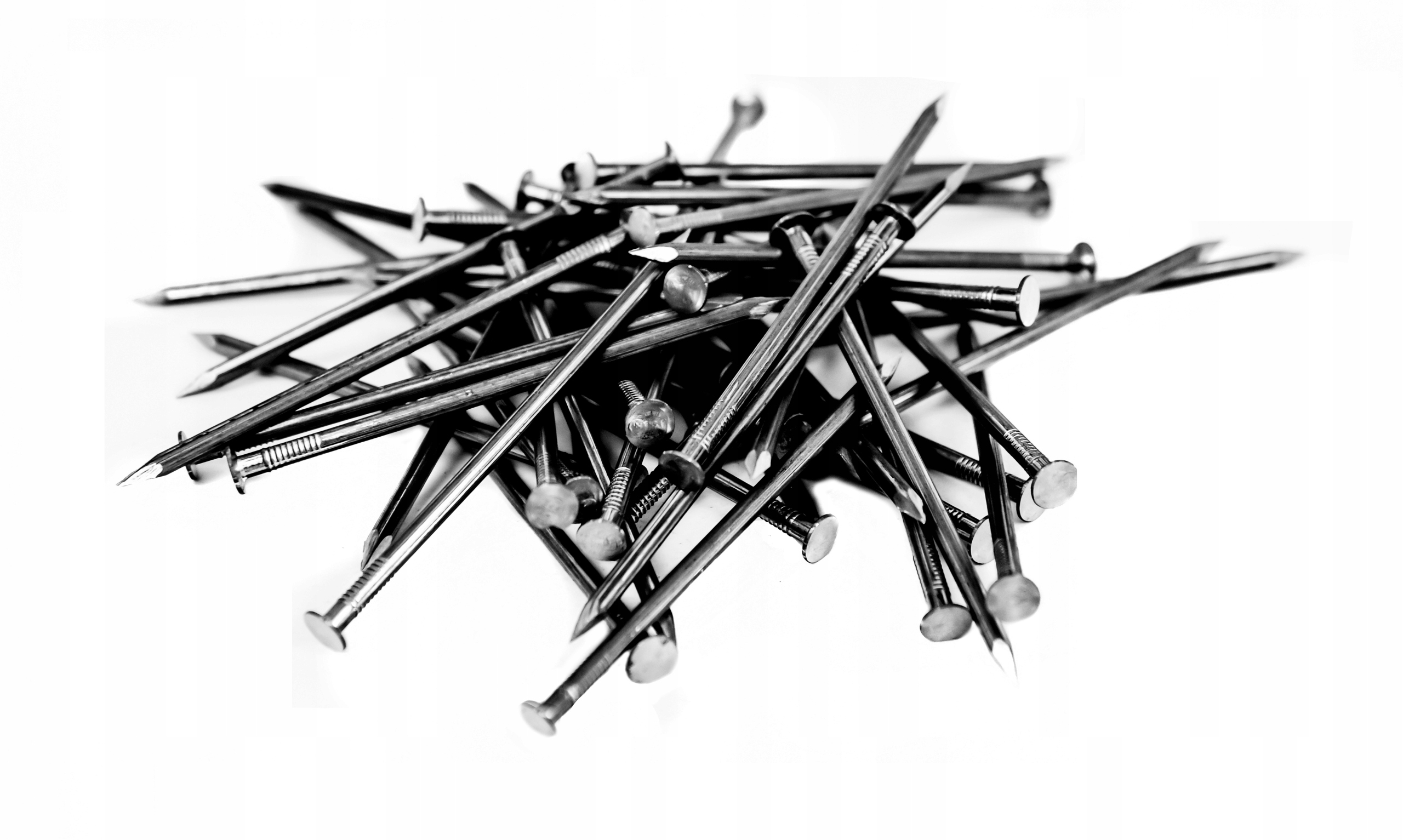 Gwoździe budowlane 3,0x70mm 2,5 cala Czarne Gładkie 5kg - 3x70mm Średnica 3 mm