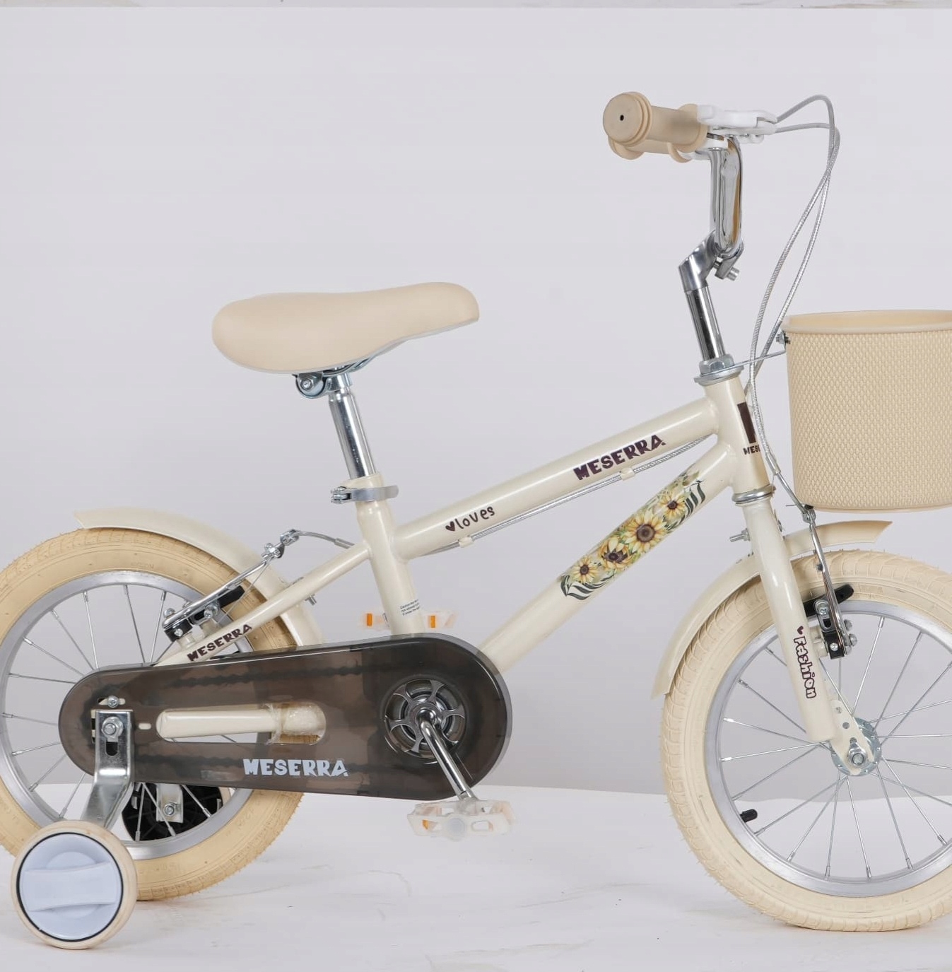 Różowy Dziecięcy Rowerek 16"Z Kółkami Bocznymi +koszyk+dzwonek