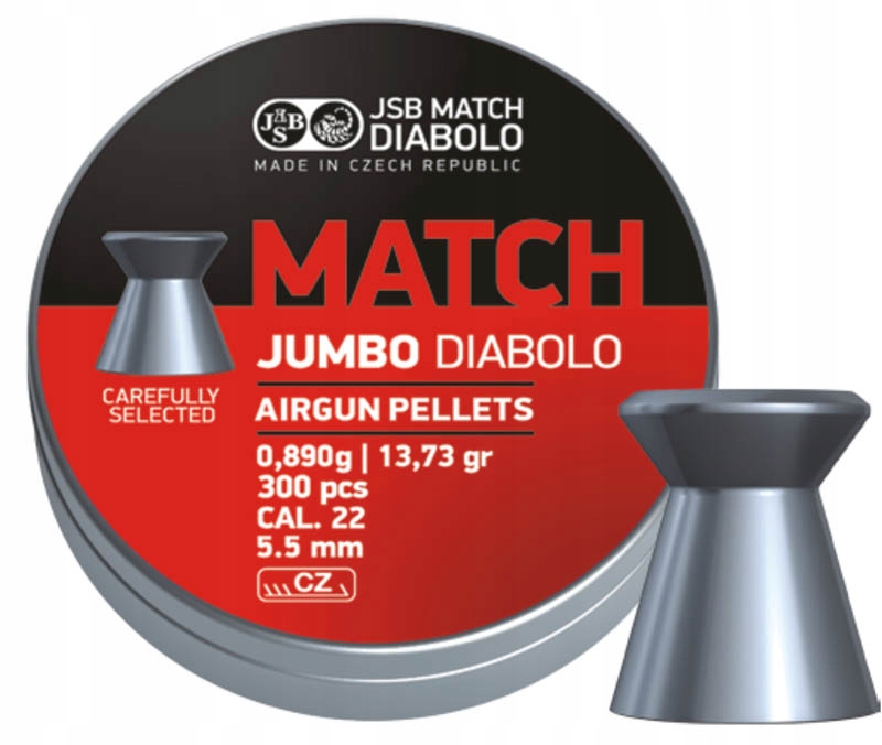 Śrut Diabolo Jsb Exact Jumbo Match 5,50 mm 300 szt