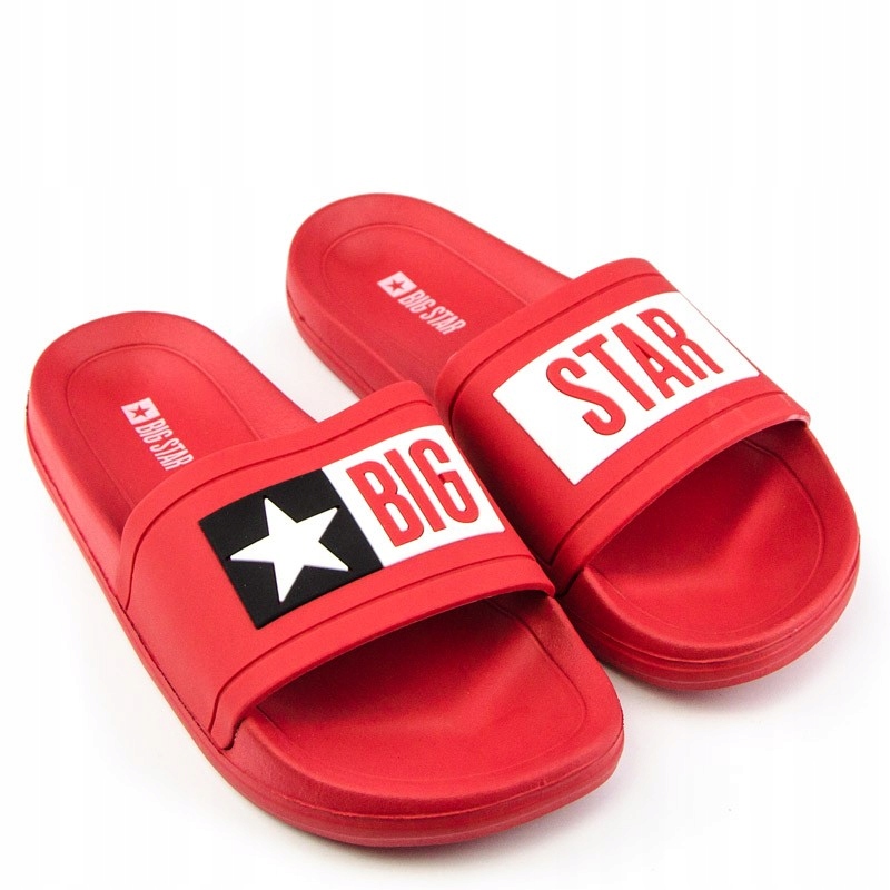 

Klapki Damskie Big Star DD274A267 Czerwone LaRoni