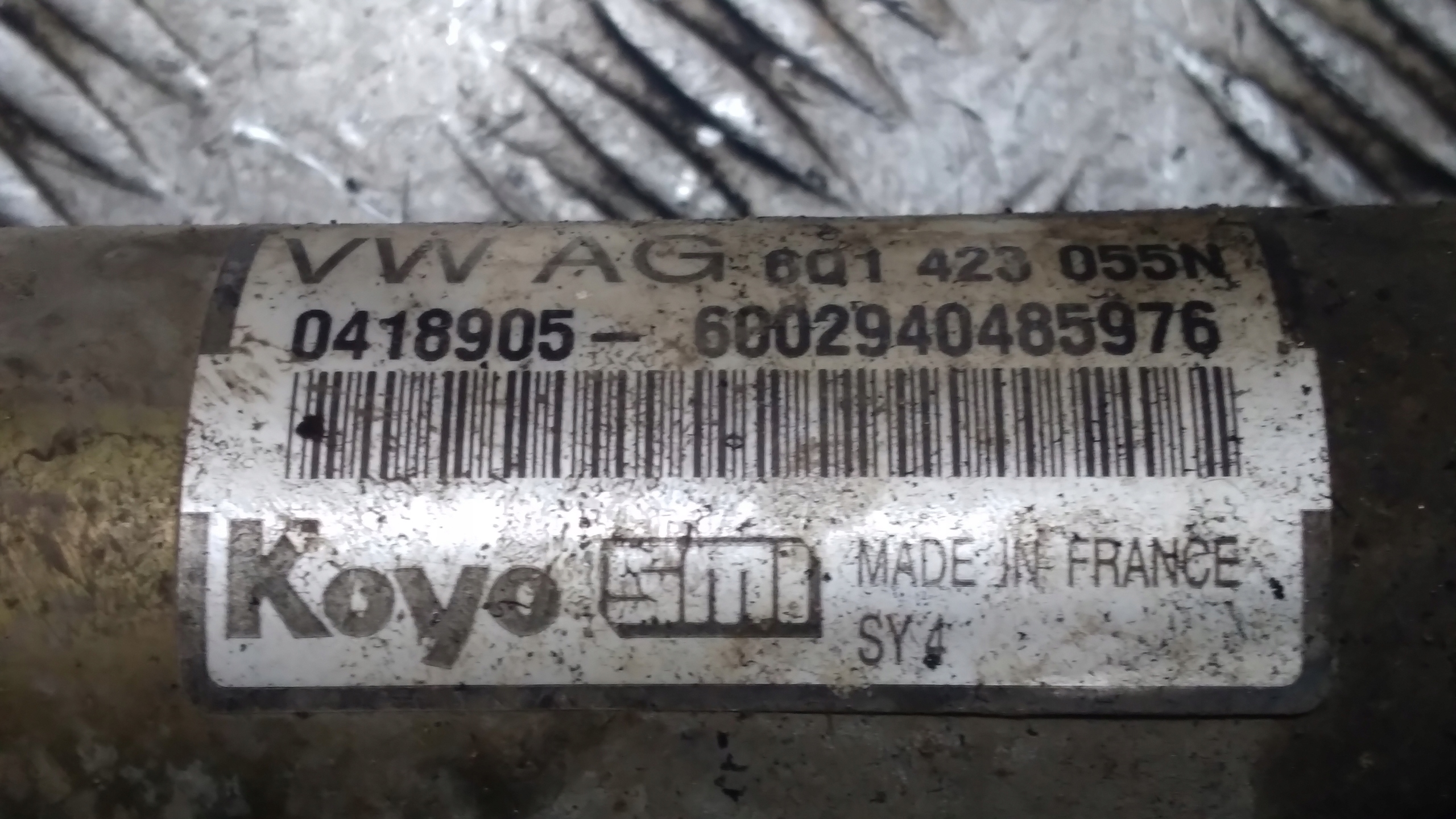 control SKODA FABIA 1 KOYO 6Q1423055N