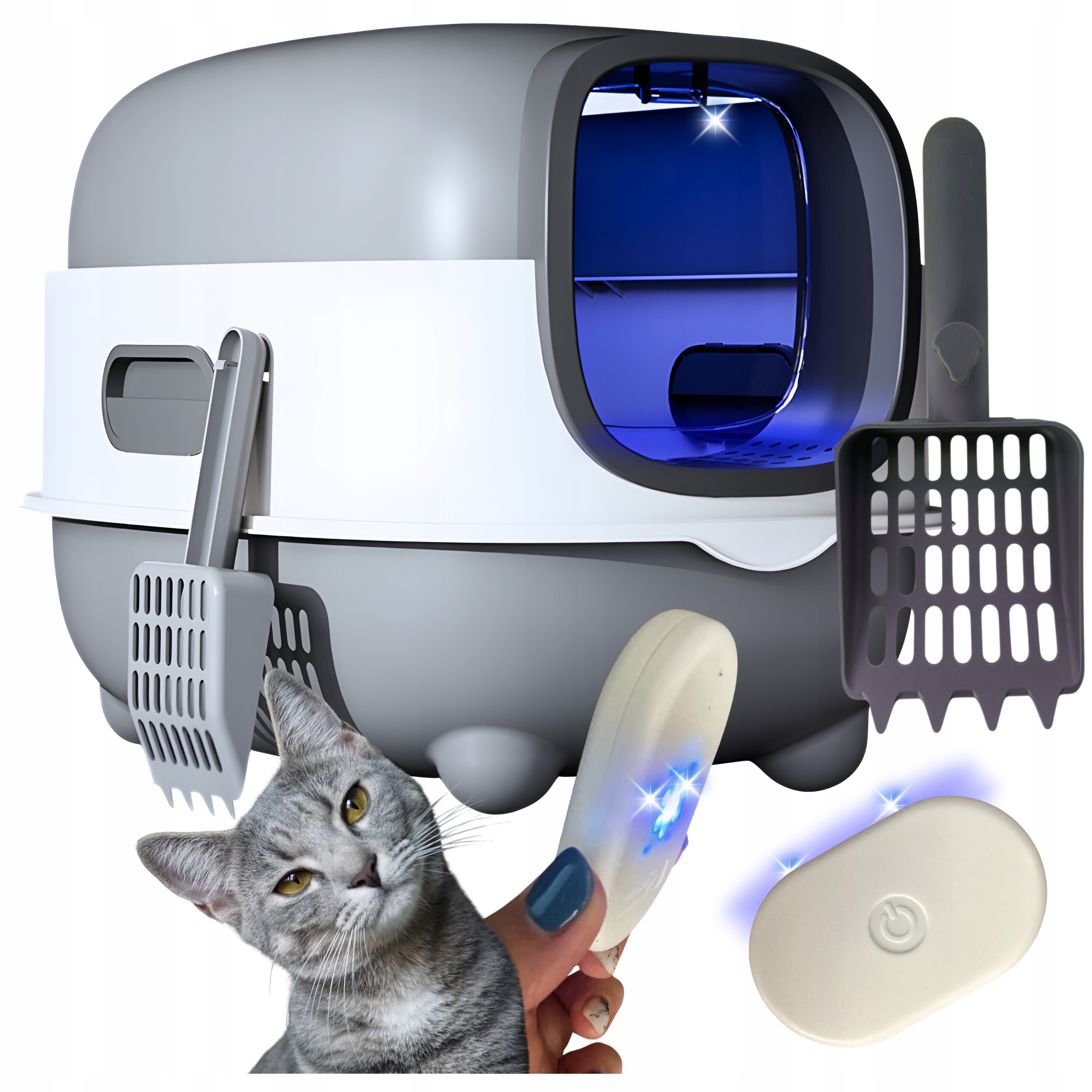 kuweta zamknięta Dla Kota Kotka Pupila 56 cm x 39 cm x 40 cm